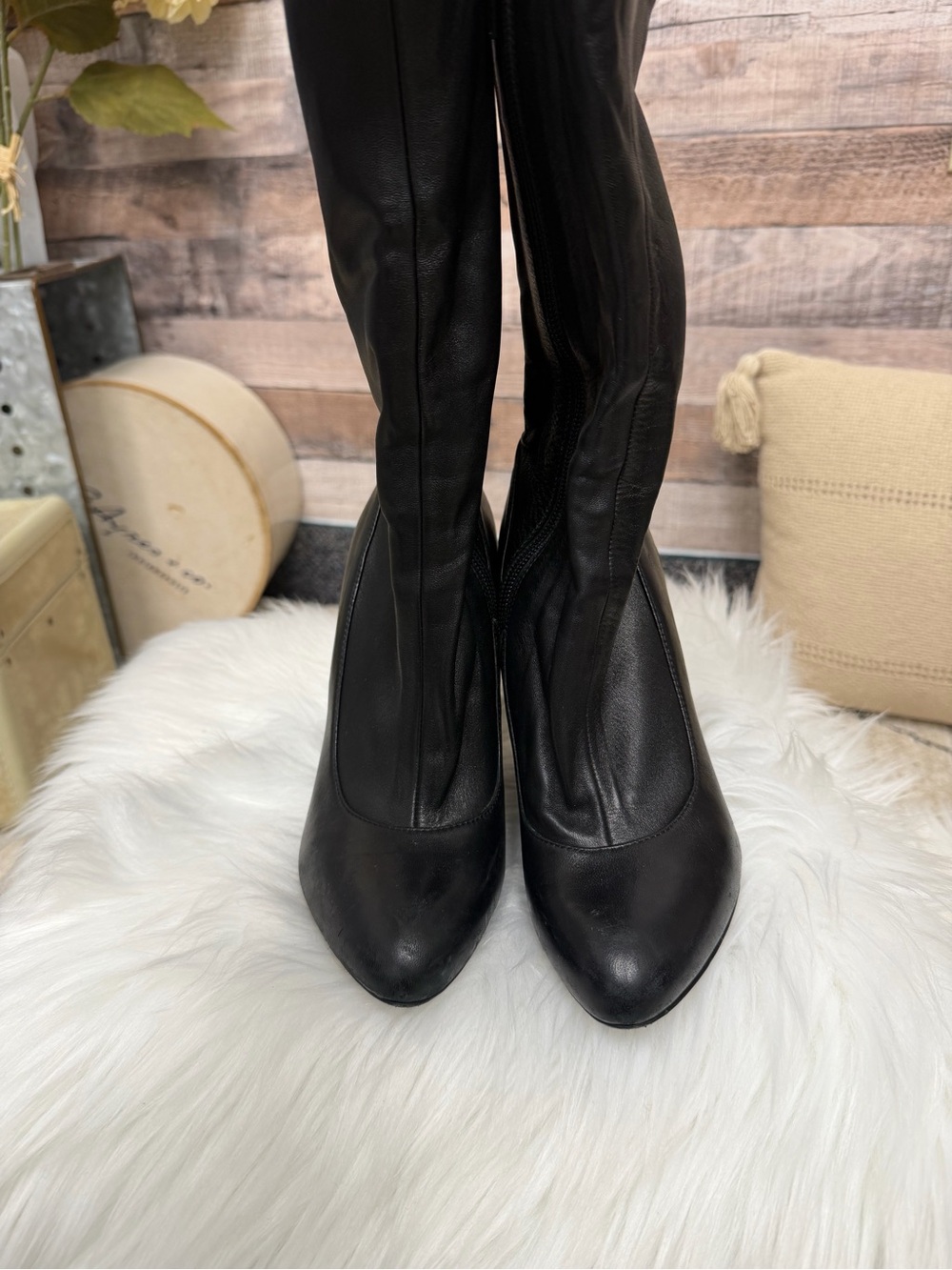 Givenchy Black Sock Bootie w/ Block Heel 9